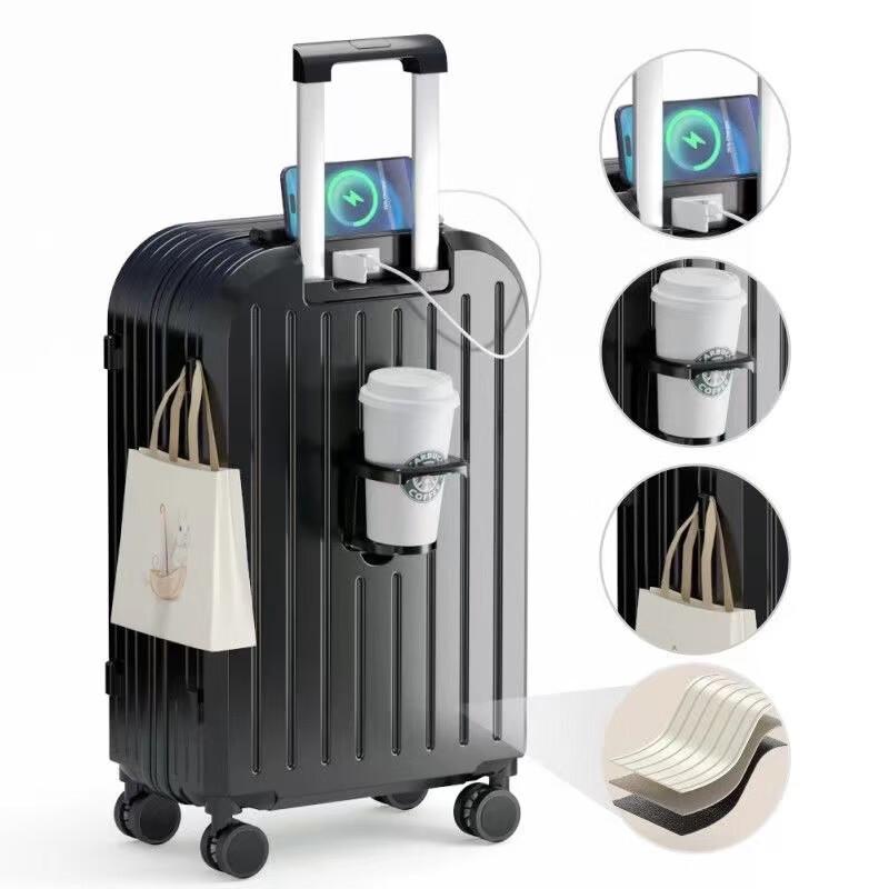 OEING Premium Hardshell Luggage with Silent Wheels 26 inch