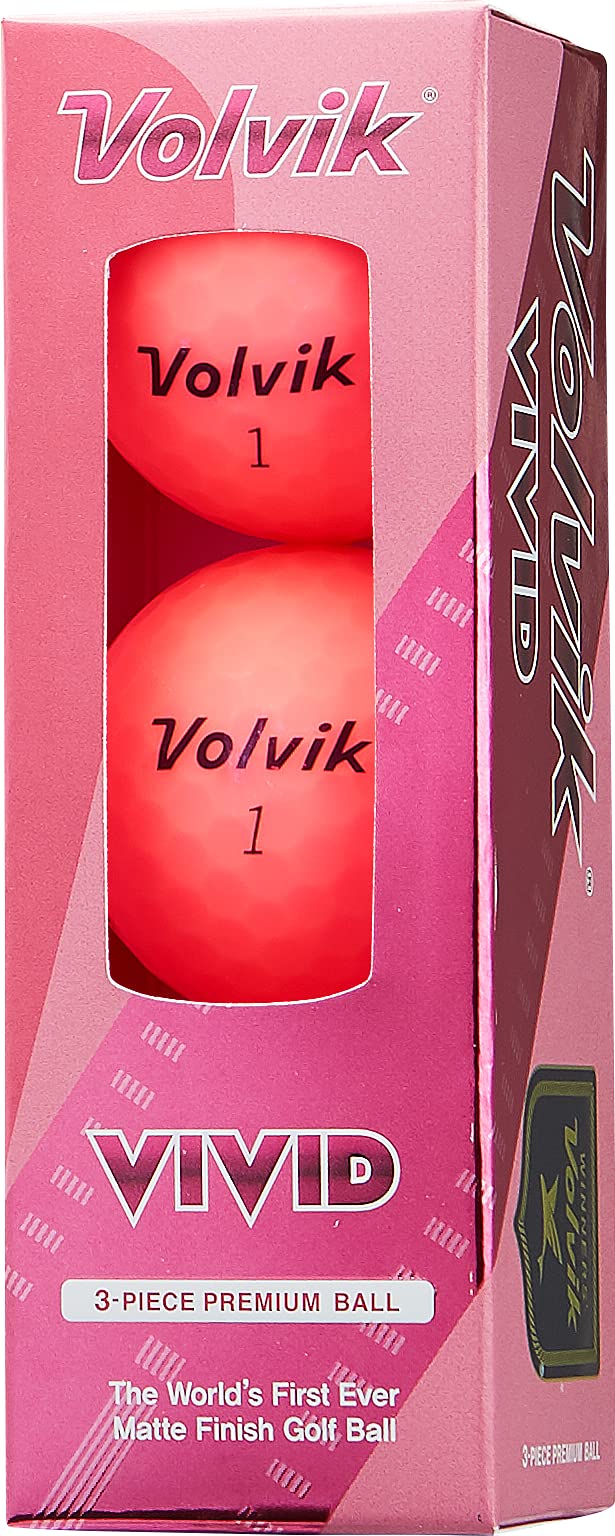 

VOLVIK VIVID20 LD Розовый мяч 1 рукав FF (3 куска)