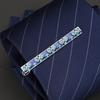 Men'S Tie Clip Men'S Simple Silver Metal Business Wear Fashion High-End Accessories Professional Men'S Pin