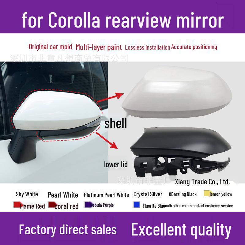 Rearview Mirror Cover & Turn Signal Lens for 2019-2025 Toyota Levin