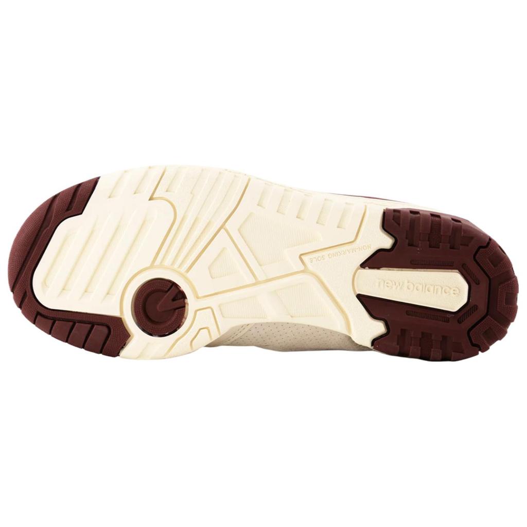 New Balance 550 Sea Salt Classic Crimson Unisex Sneakers Red BB550LEZ