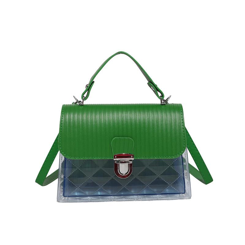 Fashion and Transparent New Personalized Small Square Bag Women's 2025 New Exquisite Commuting Temperament Versatile Messenger Bag