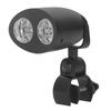 LED Work Light, 100LM 360 Degree Rotating Clips 3 Brightness Adjustment Grill Clamp Lamp with 10 Super Bright LEDs, for Outdoor Barbecue Camping Wor
