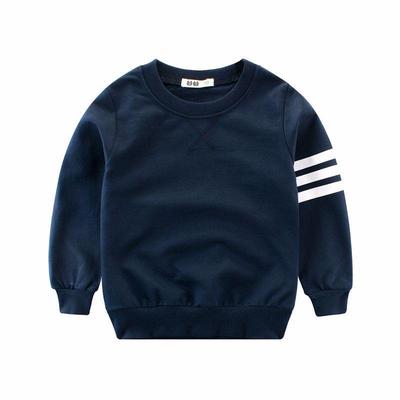 2024 Autumn Kids' Sweatshirt: Boys' Long Sleeve Round Neck Pullover