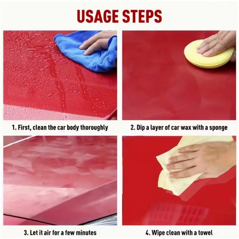 Rote Autowachs Politur-Kratzerentferner & Glanzverstärker für rote Fahrzeuge-Lackschutz & Glanz-Auto Must Haves Detailing Zubehör