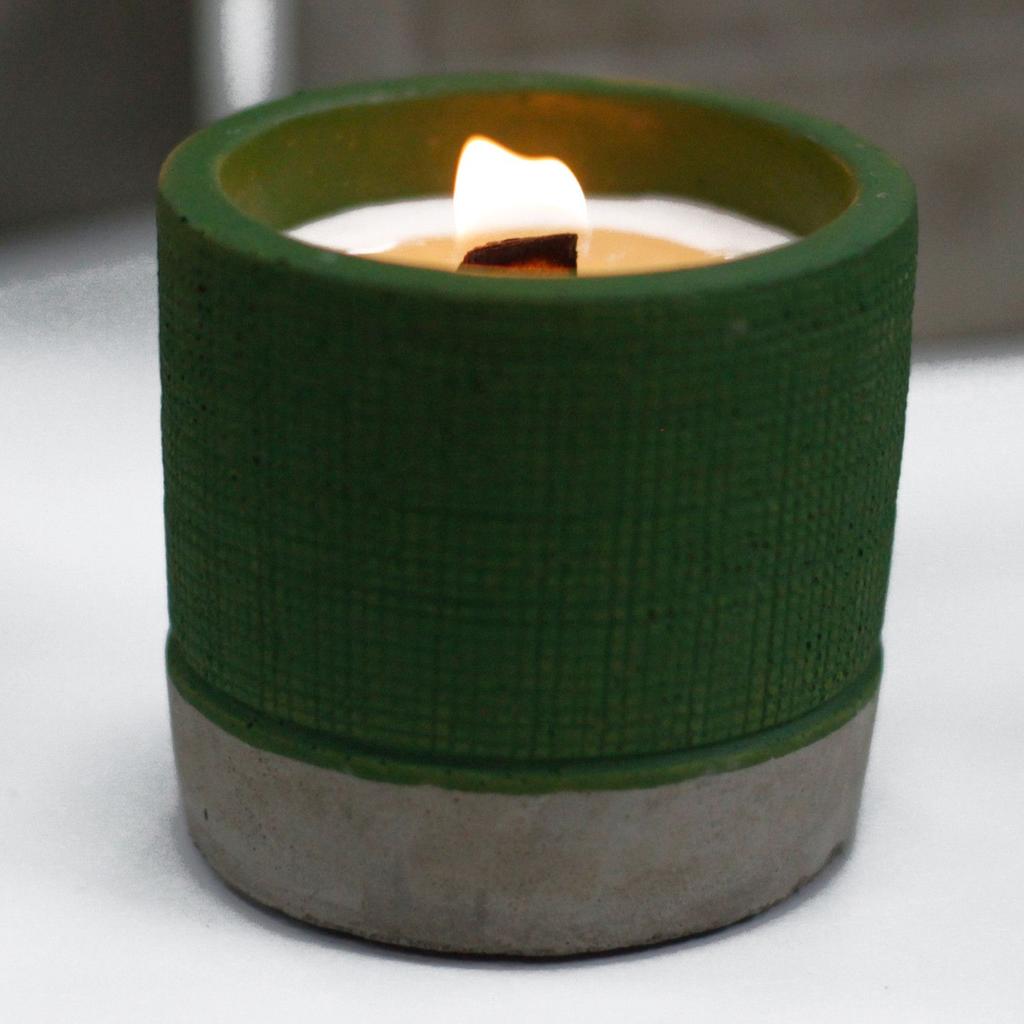 Scented Candle Sea Moss And Herbs Wooden Wick