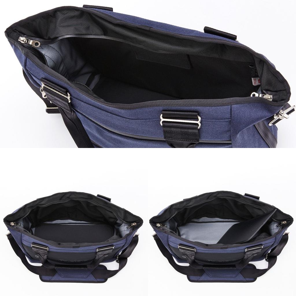 Tote Bag RUSH Made in Japan Storage 2WAY 19L Navy [Beluf] PC/A4