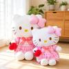 New Apple Hello Kitty Plush Doll - Cute KT Cat Toy Birthday Gift