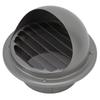 4 Inch Diameter Louvered Vent Cover Round Air Vent Grille Heavy Duty Wall Vent  For Outdoor Use