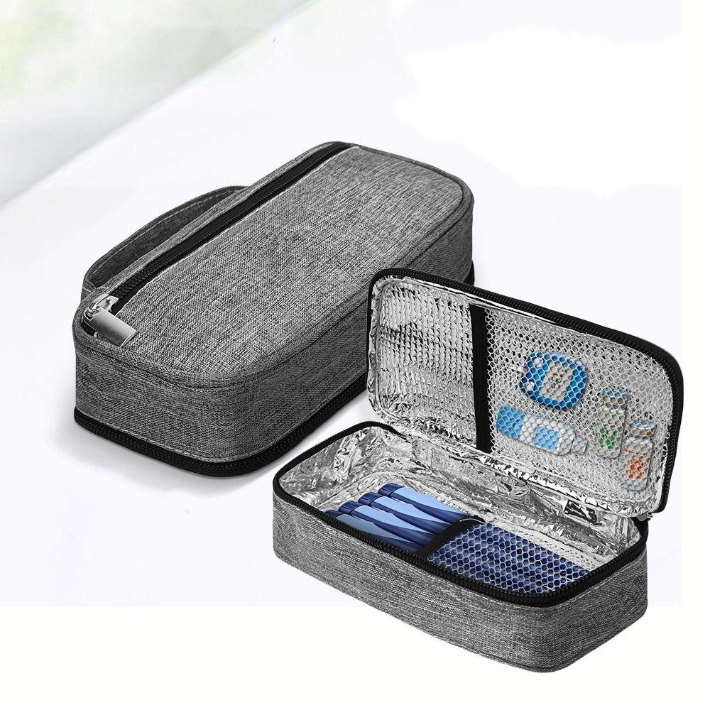 Lightweight Insulin Cooling Bag Wear-resistant Washable Insulin Carry Case Waterproof Medicine Storage Bags Office