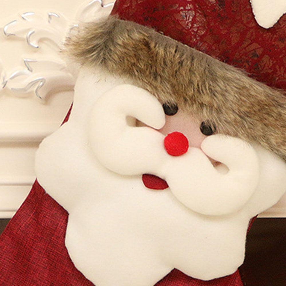 Cartoon Christmas Socks 3D Christmas Tree Ornaments  Christmas Festival Gifts