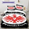 Eintracht Frankfurt  Pattern Bedding Quilt Set Quilt Cover Pillowcase Home Decoration Birthday Gift (1 * duvet cover + 2 * pillowcase, without core)