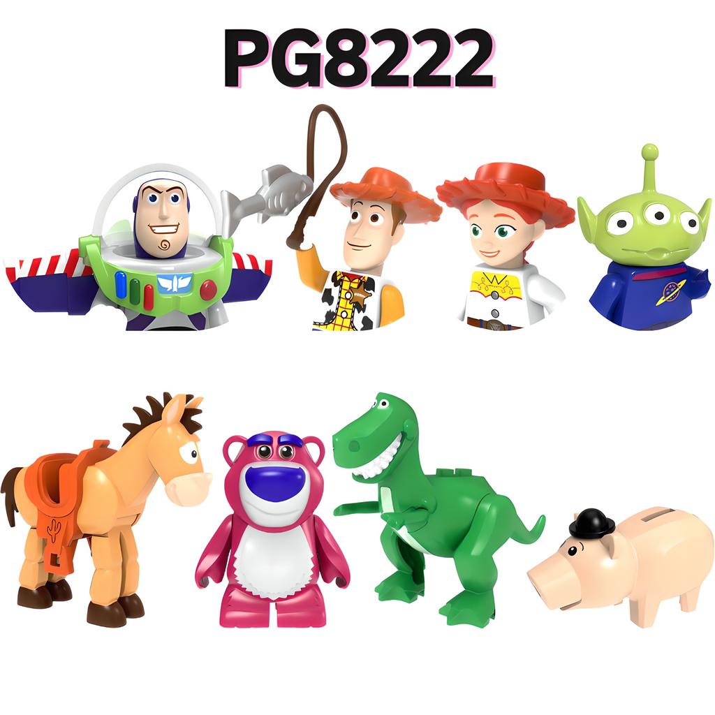 Disney Toy Story Mini Figure Set Woody Buzz Lightyear Jesse Alien Duck Style Action Figure