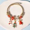 Pandora Weihnachts-Charm-Armband mit Santa-, Baum- und Rentier-Perlen