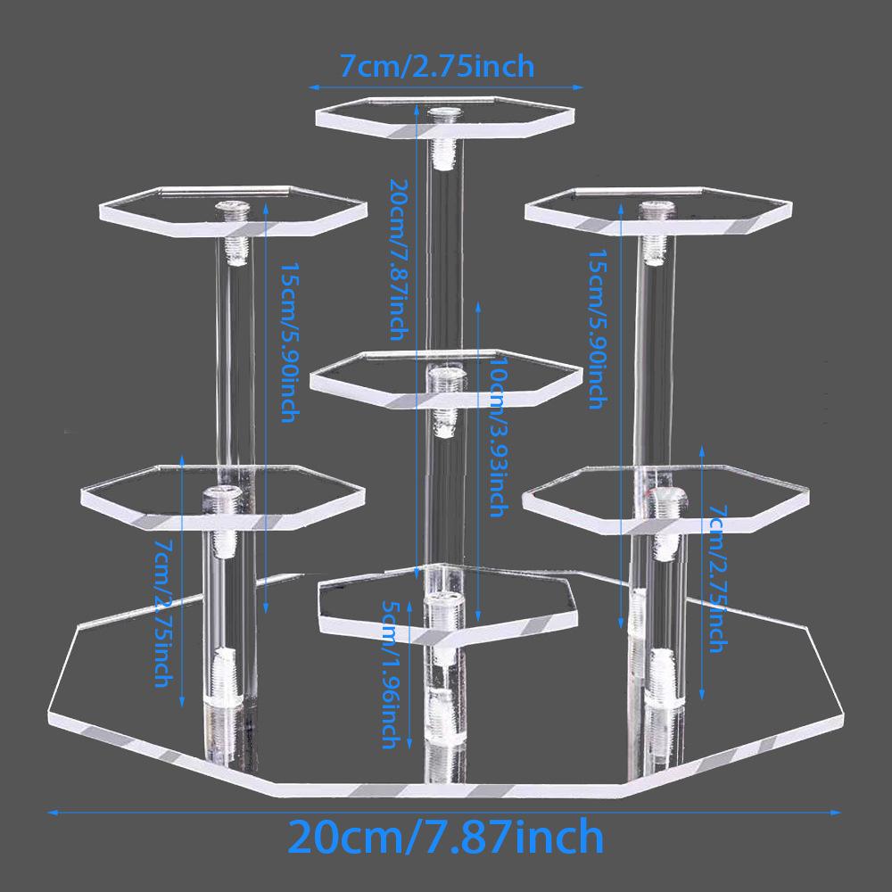 Acryl-Aufsteller transparent Desktop Blind Box Figuren Aufbewahrungsständer Parfüm Schmuck Schmuckaufbewahrungsständer