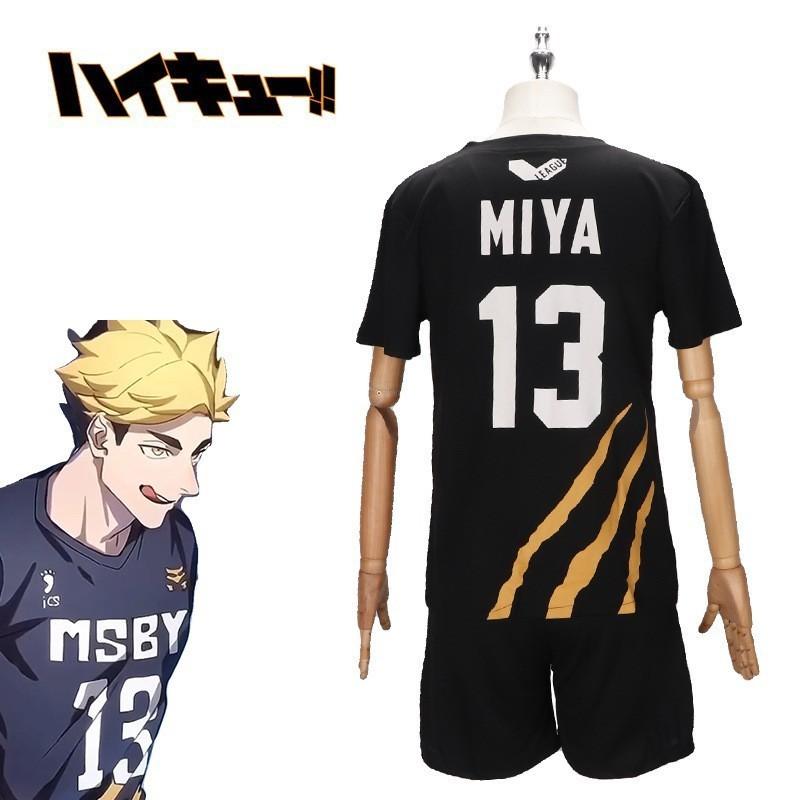 Character Haikyuu Anime Number Black Ball Suit Short Sleeve Shorts Cosplay