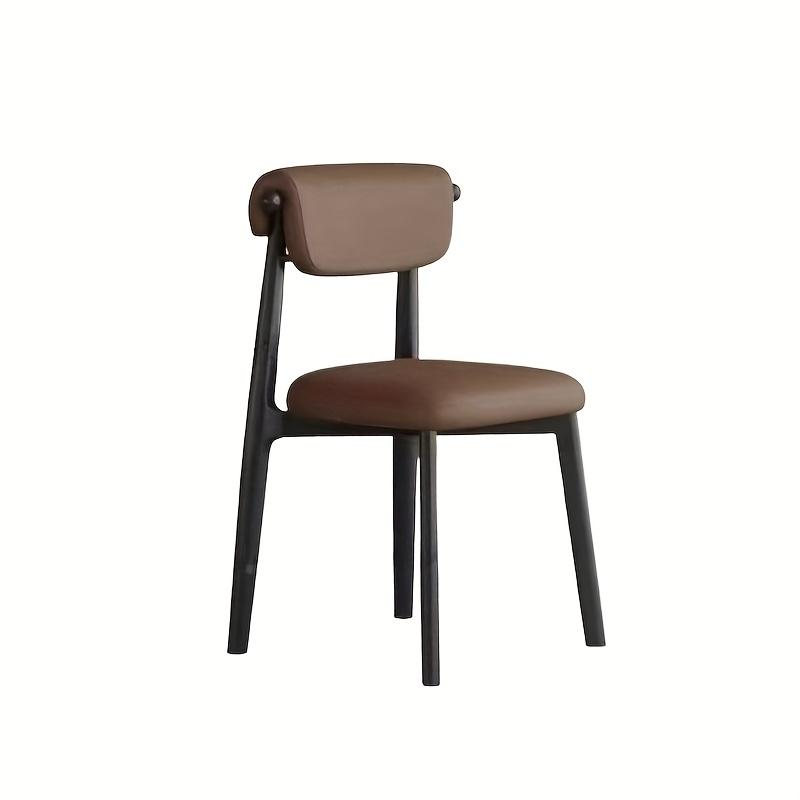 French Minimalist Dining Chair - Nordic Velvet Armchair with Gold Metal Legs, Luxury Restaurant & Home Dining Chair nordic chair