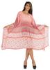 Moomaya Summer Bikini Cover Up Kaftan For Womens Sexy Sheer Swimwear Caftan Beach