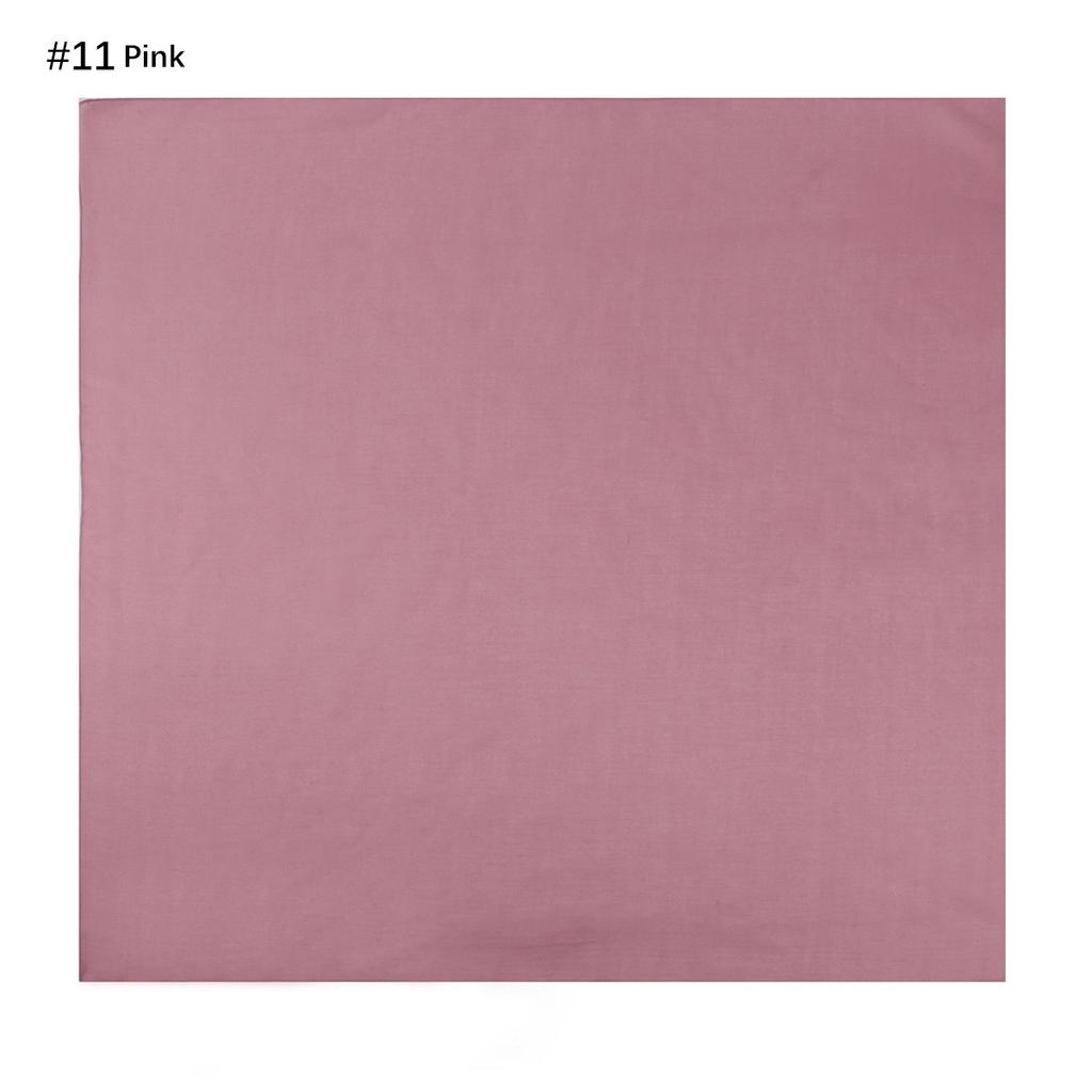 110x110cm Square Scarf - 100% Viscose Basic Style Versatile Headscarf Shawl for Women Warmth Solid Color Suitable Muslim Hijab
