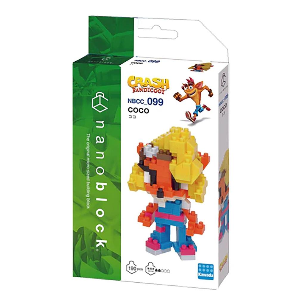 Nanoblock Crash Bandicoot Character Collection Series Building Kit - - Coco,