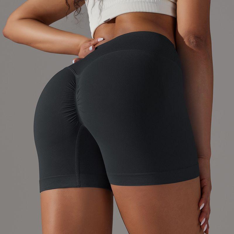 High Waist Hip Lifting and Belly Contracting Three Points Outwear Yoga Shorts
