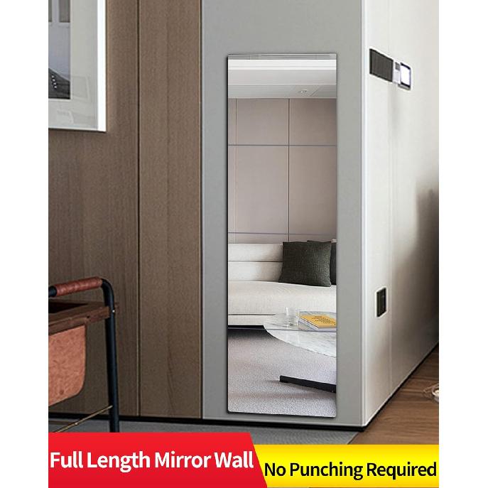 Shatterproof Wall Mirror Full Length for Bedroom, Acrylic Gym Mirrors For Home, Extra Thick: 0.12 inch, 12 x 12 inch x 4 Pcs, Workout Mirrors Safe