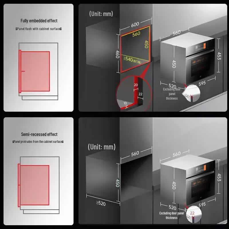 UM UZK04 46L Built-in Smart Steam & Roaster Oven CN plug (adapter included)
