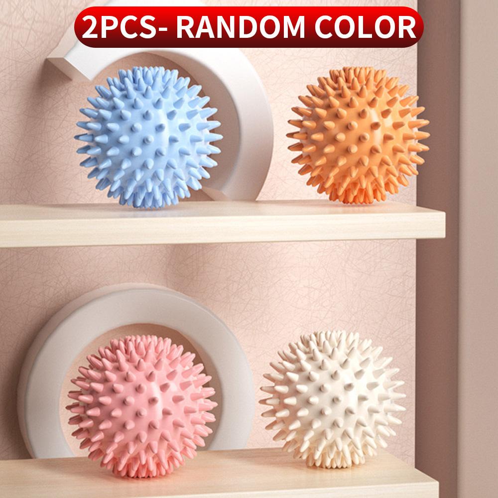 4PCS/2PCS/1PC hedgehog massage ball, PVC spine massager, used for full body stimulation, durable fitness and sports accessories