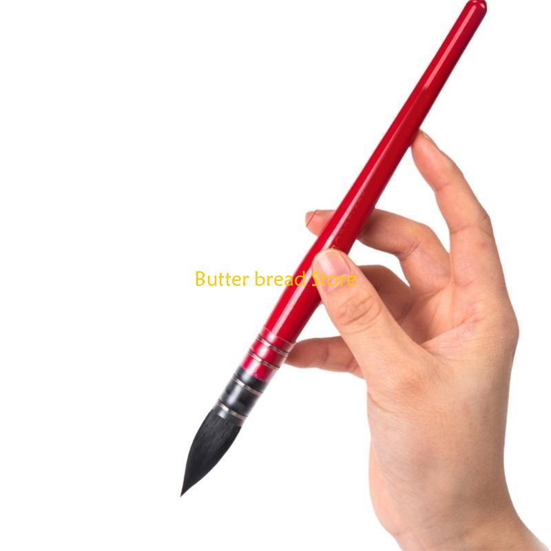 W89C Watercolor Paint Brush Nylon Bristles Paint Brush Fine Detail Paint Brush for Acrylic Gouache Oil Painting Model Drawing