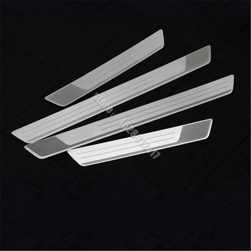 4pcs/lot ultra-thin Stainless Steel Door Sill pedal Scuff Plate for 2008-2017 Volkswagen Golf Golf 6 MK6 Golf 7 MK7