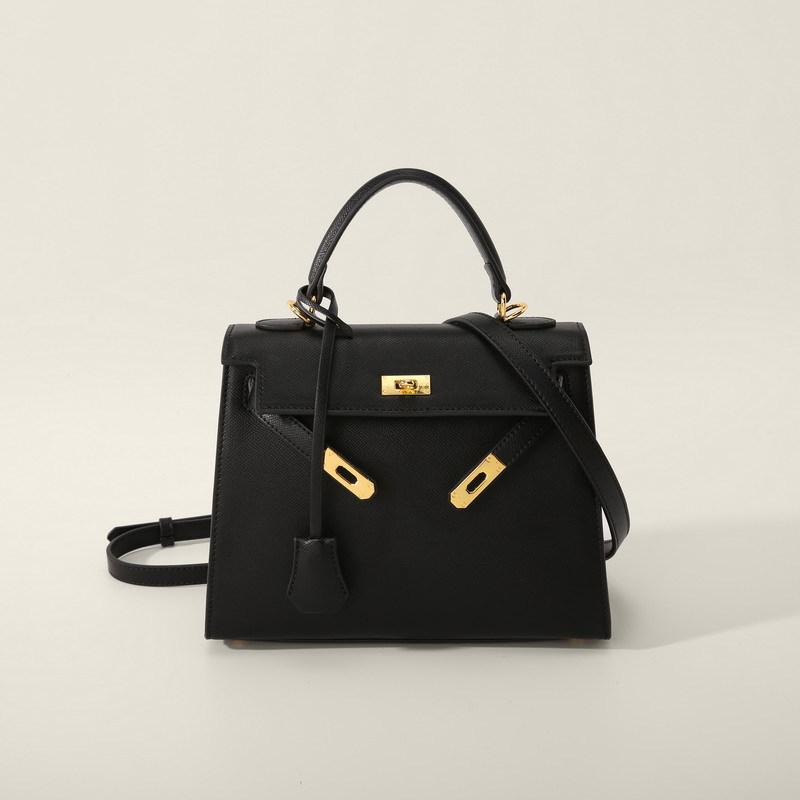 2025 neue High-End-Handtasche der zweiten Generation, leichter Luxus, für Damen, schlicht und vielseitig, Single Shoulder, diagonal zu tragen, Leder Kelli Tasche