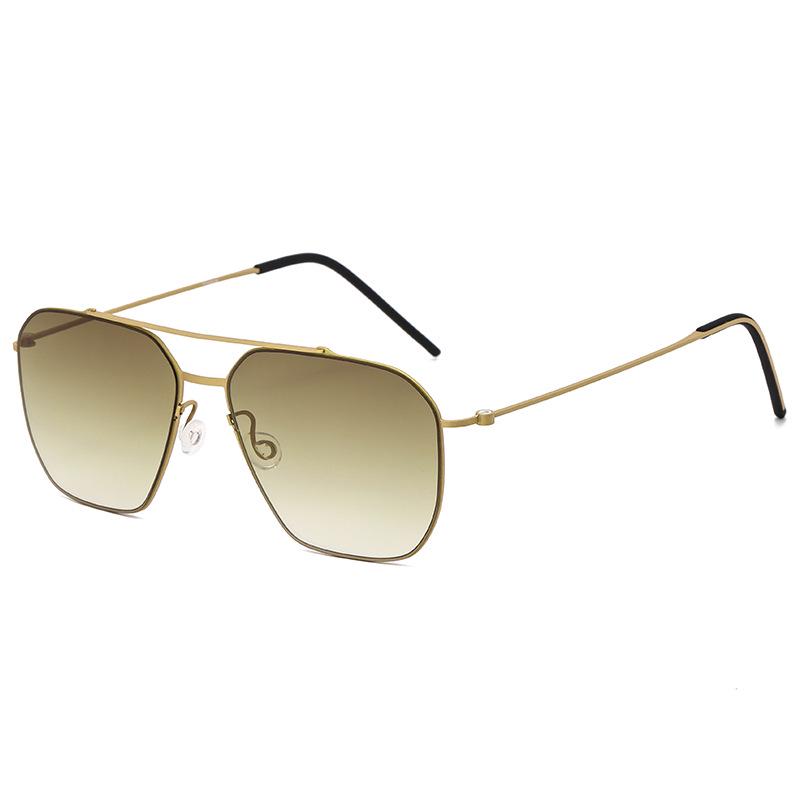 Linde 8804 Men s Pure Titanium Large Frame High-Definition Slimming Sunglasses for Women
