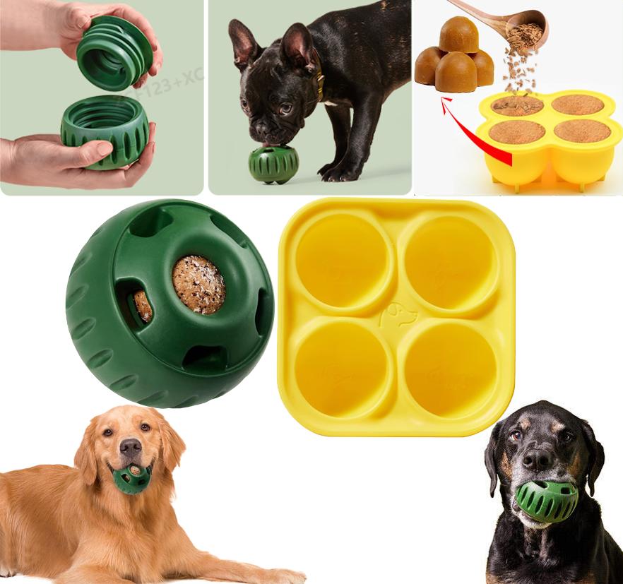 

Игрушка для кормления собак Woof Pupsicle Up, долговечная игрушка для собак с формой для лотка для лакомств