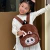 New children's backpack manufacturers wholesale large capacity fluffy backpack Rabub plush toys