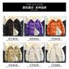 2025 winter new double-sided lamb wool cotton-padded clothes, youth fashion warm outdoor trendy couple tops