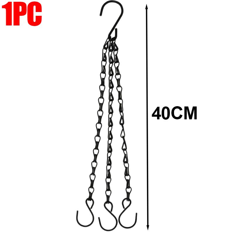 

4/1Pcs Hanging Baskets Chains with Hooks Flower Plant Pot Hanger Chain Rattan Hanging Pendant Chain Grow Tool Garden Decorations