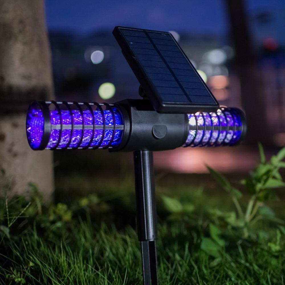 Waterproof Solar UV Mosquito Killer Stake Light, Outdoor Lawn Atmosphere Floor Lamp, Mosquito Repellent Decor Lighting for Garden Courtyard Pathway