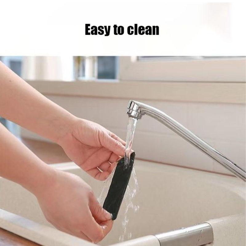 Anti Roll Non-Slip Carpet Fixed Adhesive PU Washable Reusable Anti Carpet Roll Mat Curved Foot Double sided Tape Fixed stickers