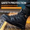 37-50 Fashion  New Safety Shoes Men Anti-Smash Work Shoes Anti Slip Indestructible Shoes Protective Sneakers Men Boots