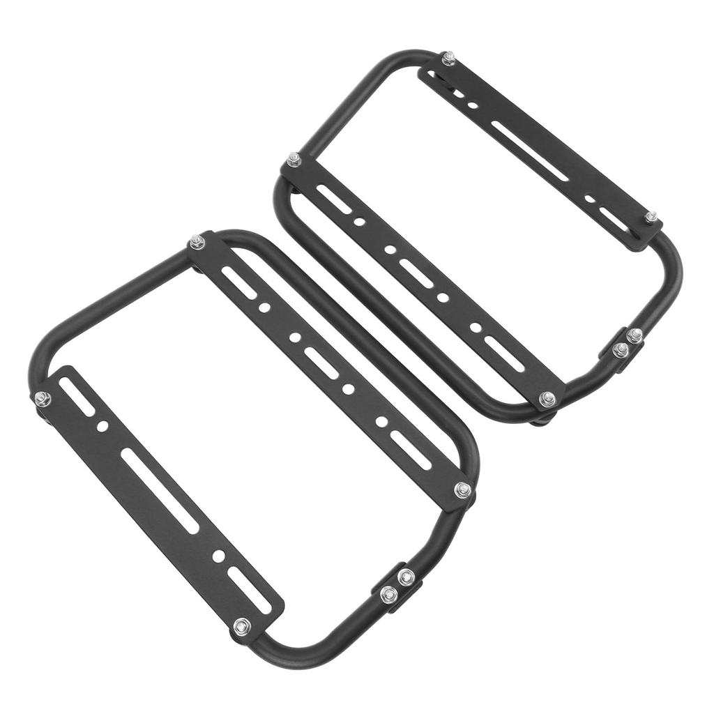 Motorcycle Side Support Racks Aluminium Alloy Saddlebag Bar Rack High Load Capacity Support Brackets