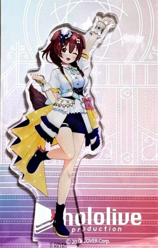 Inugami Korone Acrylaufsteller Helles Kostüm Version. Hololive Offizielles Merchandise