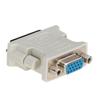 Adapter VGA DVI 24+5 Akyga AK-AD-12 Przejściówka Dual Link żeńsko - męska beczka