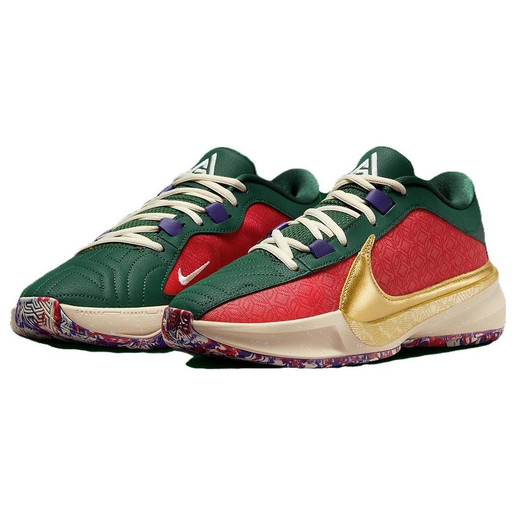 Nike Zoom Freak 5 NRG Keep It A Buck Men Sneakers Green Gym-Red Metallic-Gold DZ2944-600