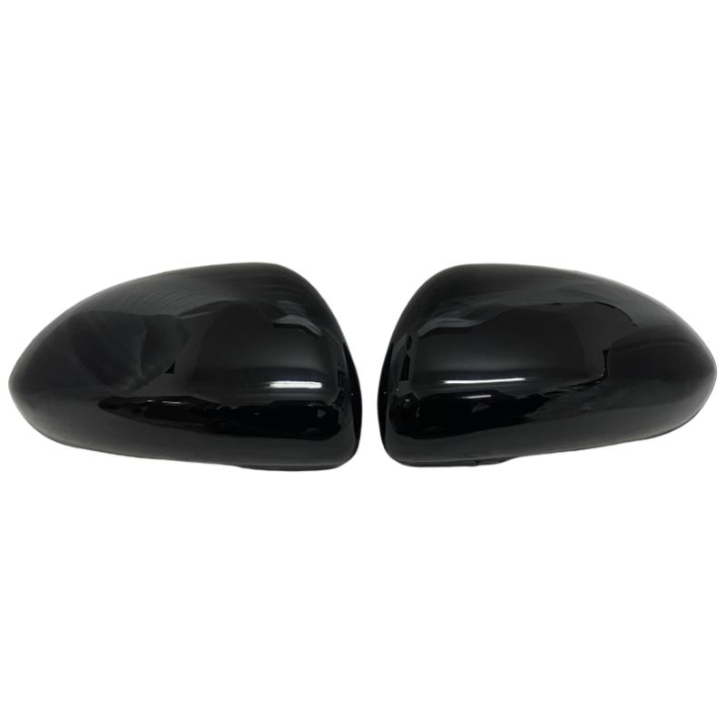 

For Opel VAUXHALL Corsa D 06-14 & E 2014- Replacement Rearview Side Mirror Covers Cap Rearview Mirror Cap Covers Gloss Black