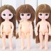 15cm BJD Doll: Naked, Multi-jointed, with 3D Real Eyes - Accessories Only, Cute Expression Doll for Collectors