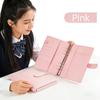 New Vintage Refillable Notebook File Folder Notepad Cover Leather Ring Binder Office Supplies
