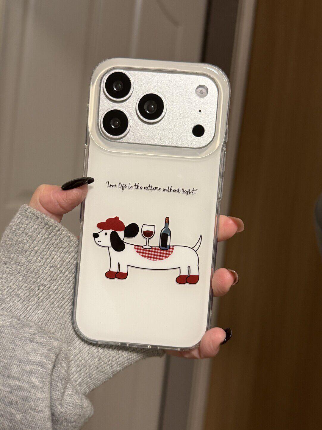 

Single Layer Dog Lover Apple iPhone 15/16/17 Case, Fits 13 Models 16PROMAX