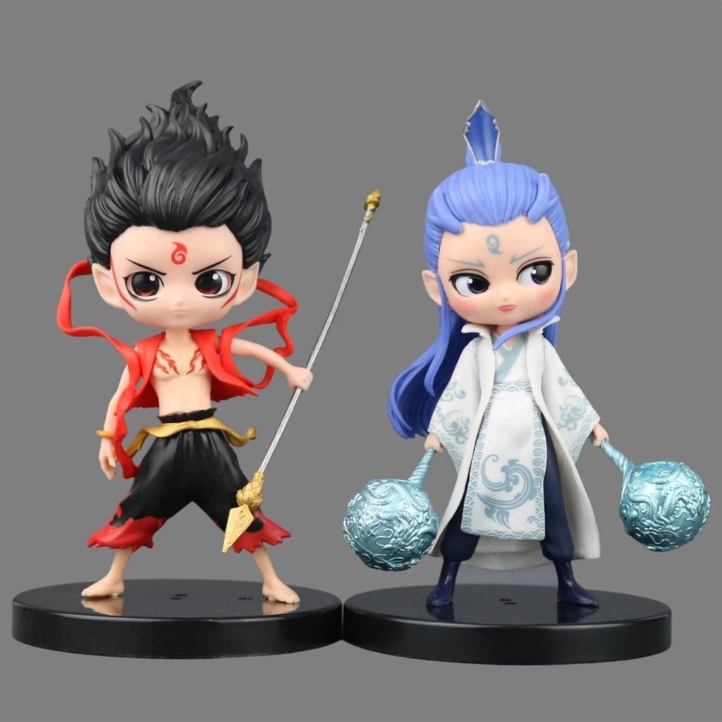 Creative Small Ornaments Nezha Magics Boy Comes To The World Living Room Wine Cabinet Bogu Rack Decorations Crafts