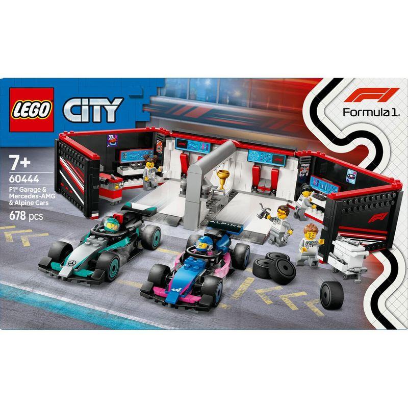 LEGO City F1 Garage & Mercedes-AMG & Alpine Cars