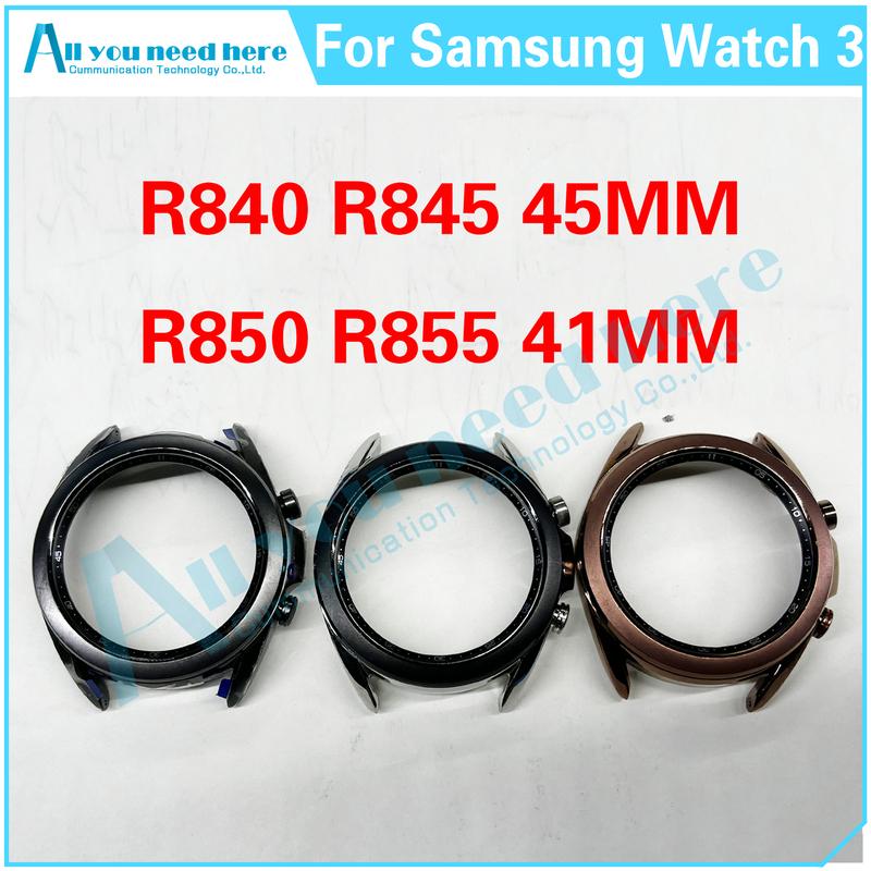 For Samsung Galaxy Watch 3 45MM R840 R845 / Watch3 41MM R850 R855 Middle Frame LCD Support Mid Faceplate Bezel Replacement